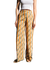 Pantalon ample en coton bio et ecovero | multicolore "big tiles wide leg pant topaz orange" - Brava Fabrics