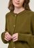 Gilet en coton bio | olive "sivia - woody olive" - Jan'n June