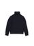 Pull col roulé en laine bio | marine "august chunky rollneck knit navy" - Nudie Jeans