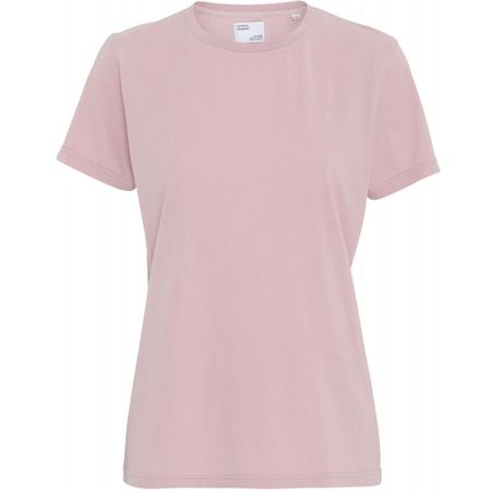 T-shirt rose pâle en coton bio - faded pink