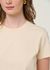 T-shirt en coton bio | écru - WeDressFair Essentiels