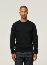 Pull en coton biologique | noir "loukaa knit sweater - black"