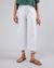 Pantalon ample léger blanc en coton bio - picnic oversize pant white