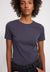 T-shirt uni gris anthracite en coton bio - lidaa