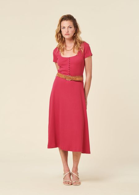 Robe jane fuchsia - Bonjour Demain