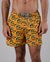 Short de bain en matière recyclée | multicolore "kodak film swimwear yellow"