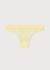 String en coton biologique | jaune "mesh thong - light lemon"