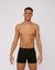 Pack 2 boxers noirs en coton bio - black