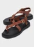 Sandales en cuir sans chrome certifié | marron "connie - cognac" - Vagabond