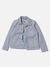 Veste en jean violet délavé en coton bio - klara worker jacket purple mist