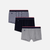 Pack 3 boxers en coton bio - marius trio plus mariniere/marine/gris