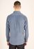 Chemise à poches bleue velours fin en coton bio - babycord custom fit shirt china blue - Knowledge Cotton Apparel