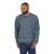 Sweat gris en coton bio - m's p-6 sweatshirt plume grey