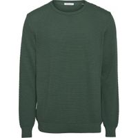 Pull vert forêt en coton bio - field