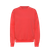Sweat mixte oversize en coton bio | orange sanguine "red tangerine"