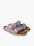 Sandales en croûte de velours certifié | lilas "hawaii velour lavender" - Genuins