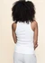 Débardeur côtelé en coton bio | blanc "racer rib top star white" - Knowledge Cotton Apparel