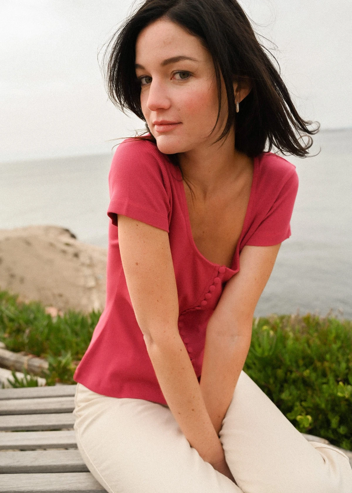 Top vera fuschia - Bonjour Demain