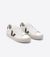 Baskets basses en cuir chromefree | blanc et kaki "campo leather extra white kaki" - Veja