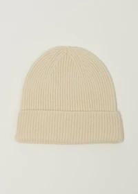 Le bonnet en laine mérinos recyclée | écru