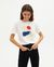 T-shirt imprimé en coton bio - couleur t-shirt snow white