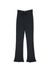 Pantalon fluide flare noir en coton bio et modal - flared lenzing™ pants  black jet - Knowledge Cotton Apparel