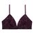 Soutien-gorge prune en dentelle recyclée - ruby