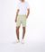 Short chino vert clair en coton bio - chino poplin swamp