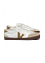 Baskets en cuir bio | marron "volley o.t. leath white tent bark" - Veja
