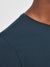 T-shirt  en coton bio | bleu marine "basic tee total eclipse" - Knowledge Cotton Apparel