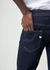 Jean droit en coton bio | bleu brut "regular bryce strong blue" - Mud Jeans