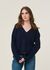 Pull en cachemire recyclé | bleu "manon - blu mora" - Rifò
