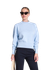 Pull oversize en coton bio | bleu "yin sky blue"
