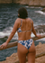 Bas maillot tanga fleurs bleu cocoa - "cocoa-printflower fleurs bleues" - Nénés Paris - 3