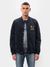 Veste bomber marine en coton bio - mark