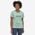 T-shirt imprimé vert pâle en coton bio - pastel p6