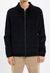 Veste marine en velours de coton bio - corduroy zip overshirt total eclipse