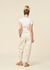 Salopette en coton bio | écru "sol chain luz jumpsuit " - Thinking Mu - 4