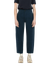 Pantalon ballon en coton bio | bleu "simone dark blue"