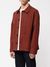 Veste de travail rouge brique en coton bio - barney worker