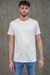 T-shirt homme en lin bio - blanc cassé - Caruus - 1