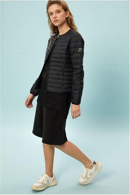 Doudoune recyclée noire - usuahia