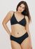 Soutien-gorge triangle en coton bio | noir "core triangle bralette black" - Organic Basics