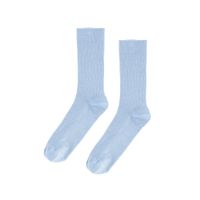 Chaussettes hautes  en coton bio | bleu "polar blue"