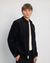 Surchemise velours en coton bio | noir "cord casual shirt - soft black"