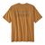 T-shirt imprimé en matières recyclées | marron "p-6 logo responsibili-tee golden caramel" - Patagonia