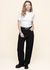 Jean ballon en coton bio et recyclé | noir "brooke high barrel - nero nero" - Mud Jeans
