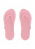 Tongs en caoutchouc naturel | rose "slim pink"