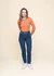 Jean mom en coton bio | bleu "breezy britt morning soul" - Nudie Jeans