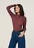 Pull en coton biologique | violet "alaania - dark berry" - Armedangels